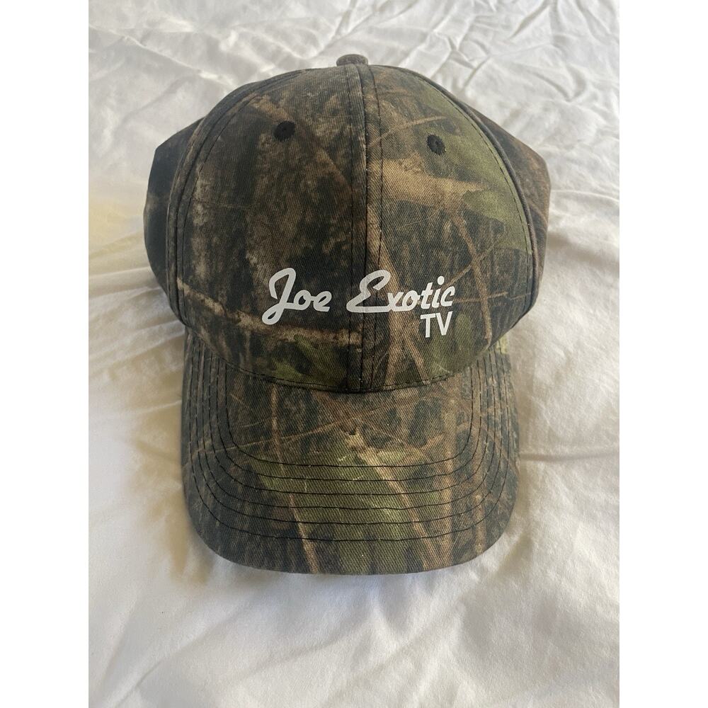 Joe exotic Tiger King TV Crew Hat New True Timber Camo